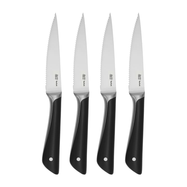 Jamie Oliver steak knife 4 pieces, Stainless steel Tefal