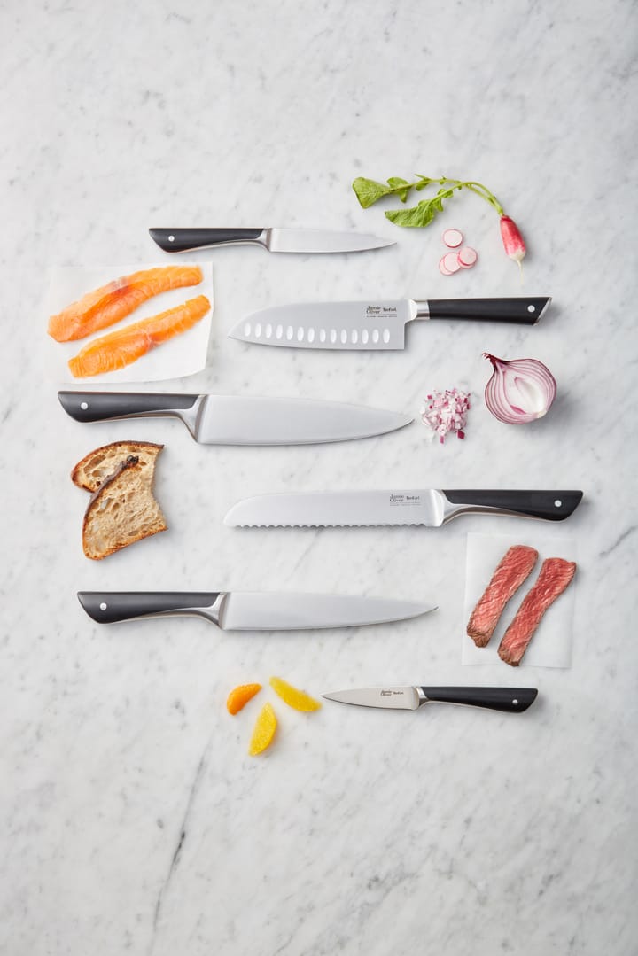 Jamie Oliver steak knife 4 pieces, Stainless steel Tefal