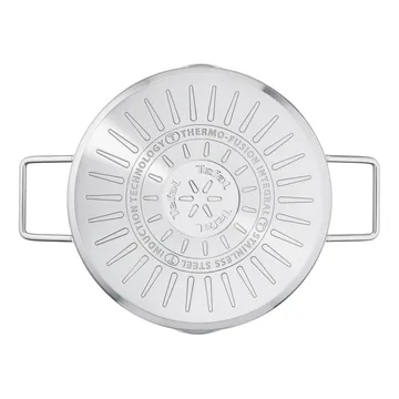 Nordica sauce pan set 6 pieces - Stainless steel - Tefal