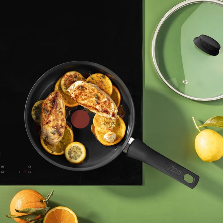 Renew ON sauce pan with lid Ø25.4 cm, Black Tefal