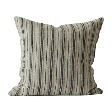 Aston cushion cover linen 50x50 cm - Black - Tell Me More