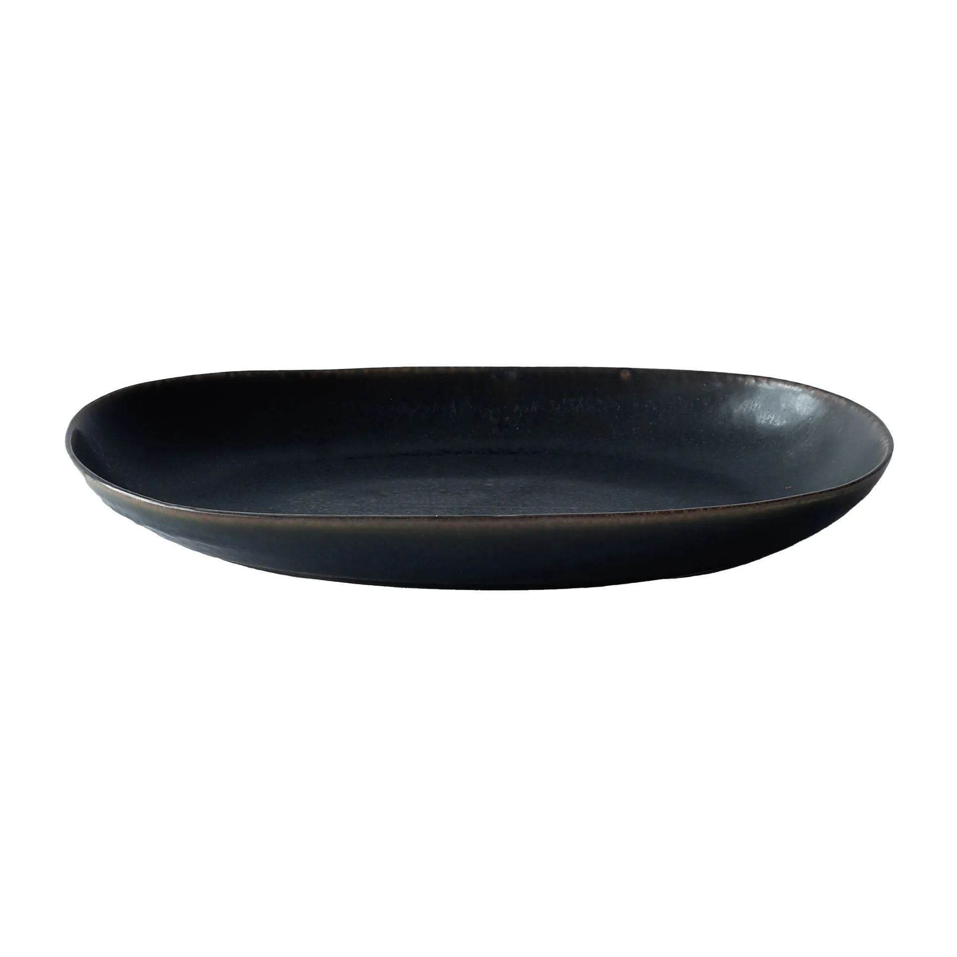 Bastia serving plate small 21.5x37 cm, Black Tell Me More