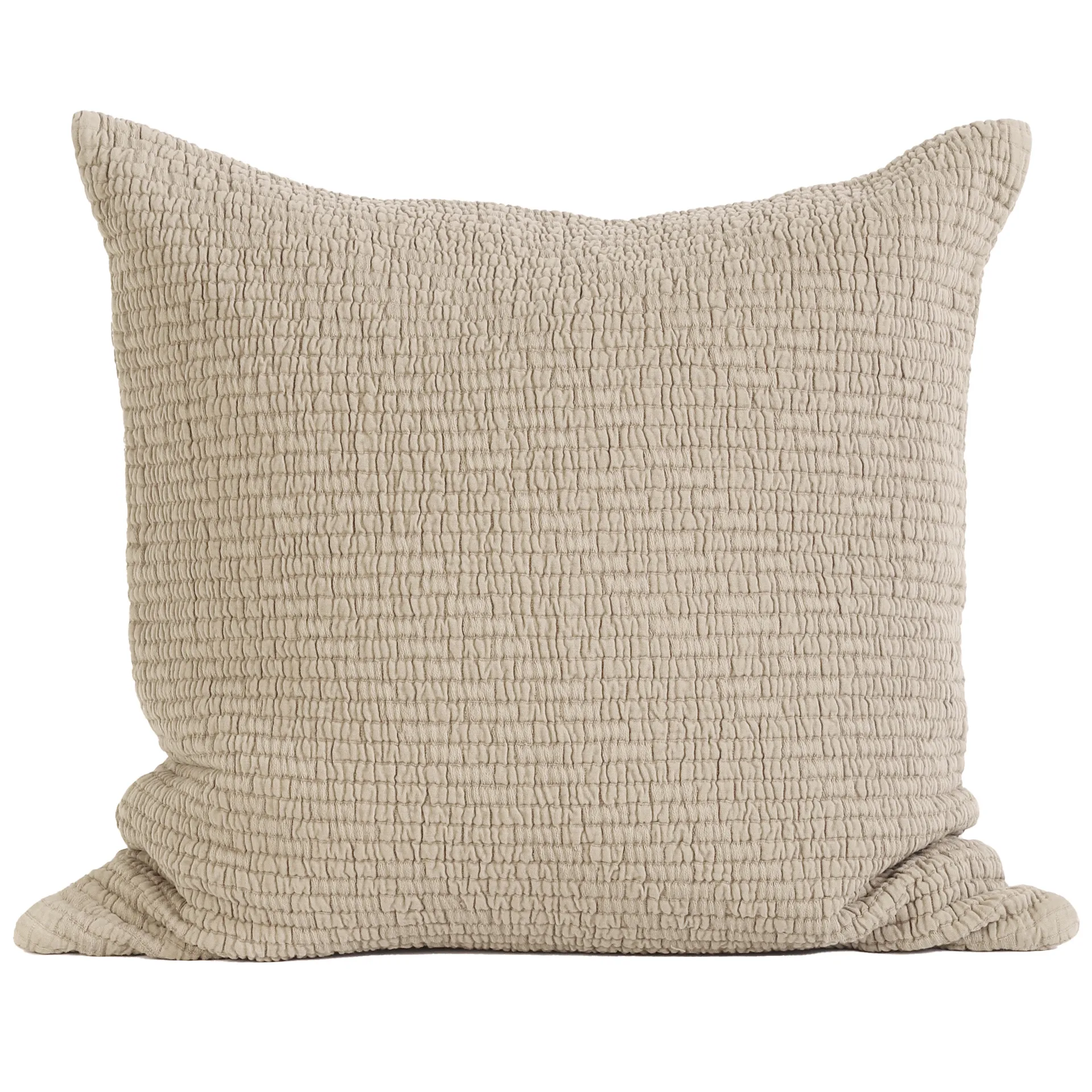 Brick pillowcase 50x50 cm, Sand beige Tell Me More