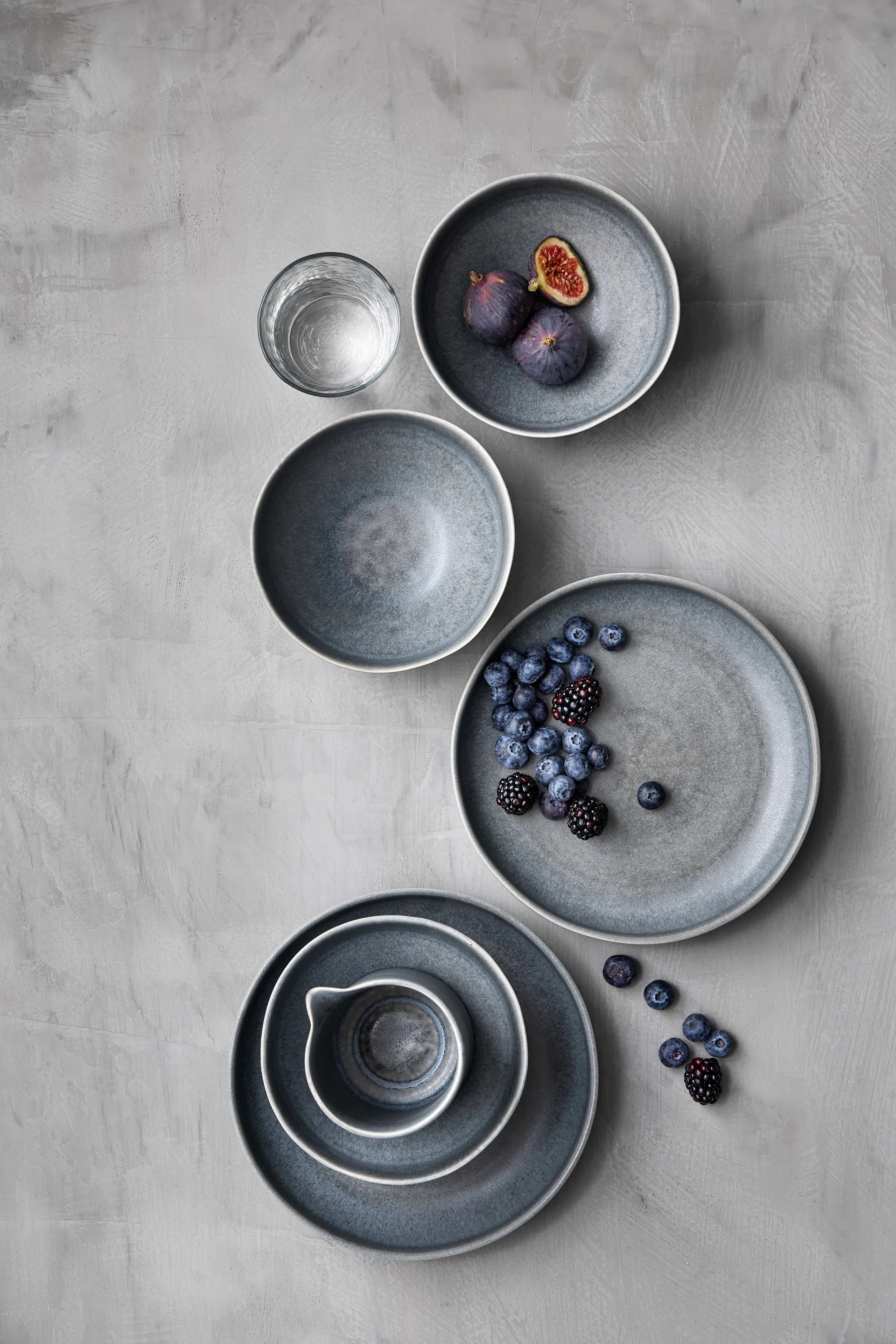 Centro deep plate Ø21.5 cm, Soft grey Tell Me More