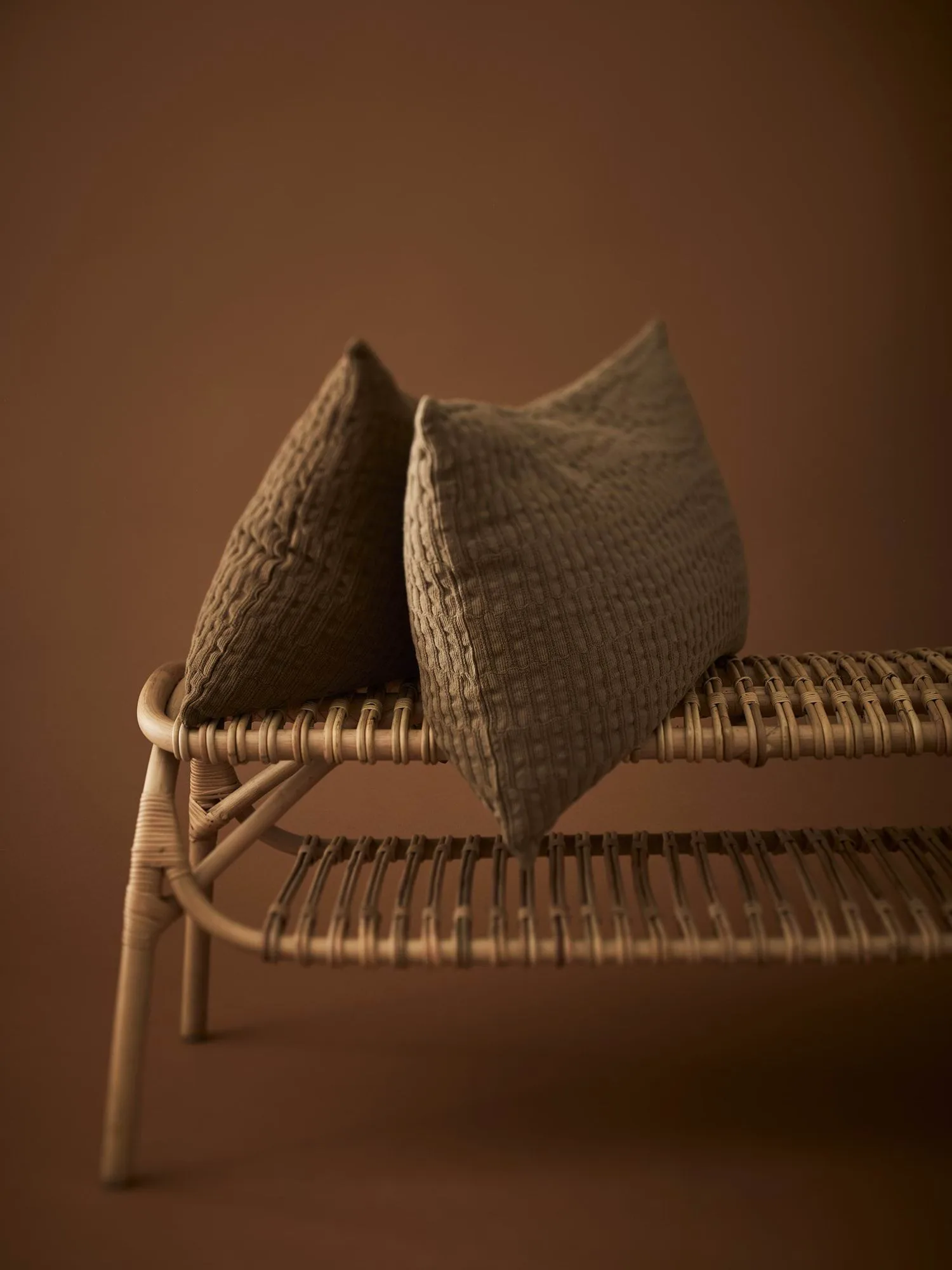 Claire cushion cover, Brown, 40x60 cm Tell Me More