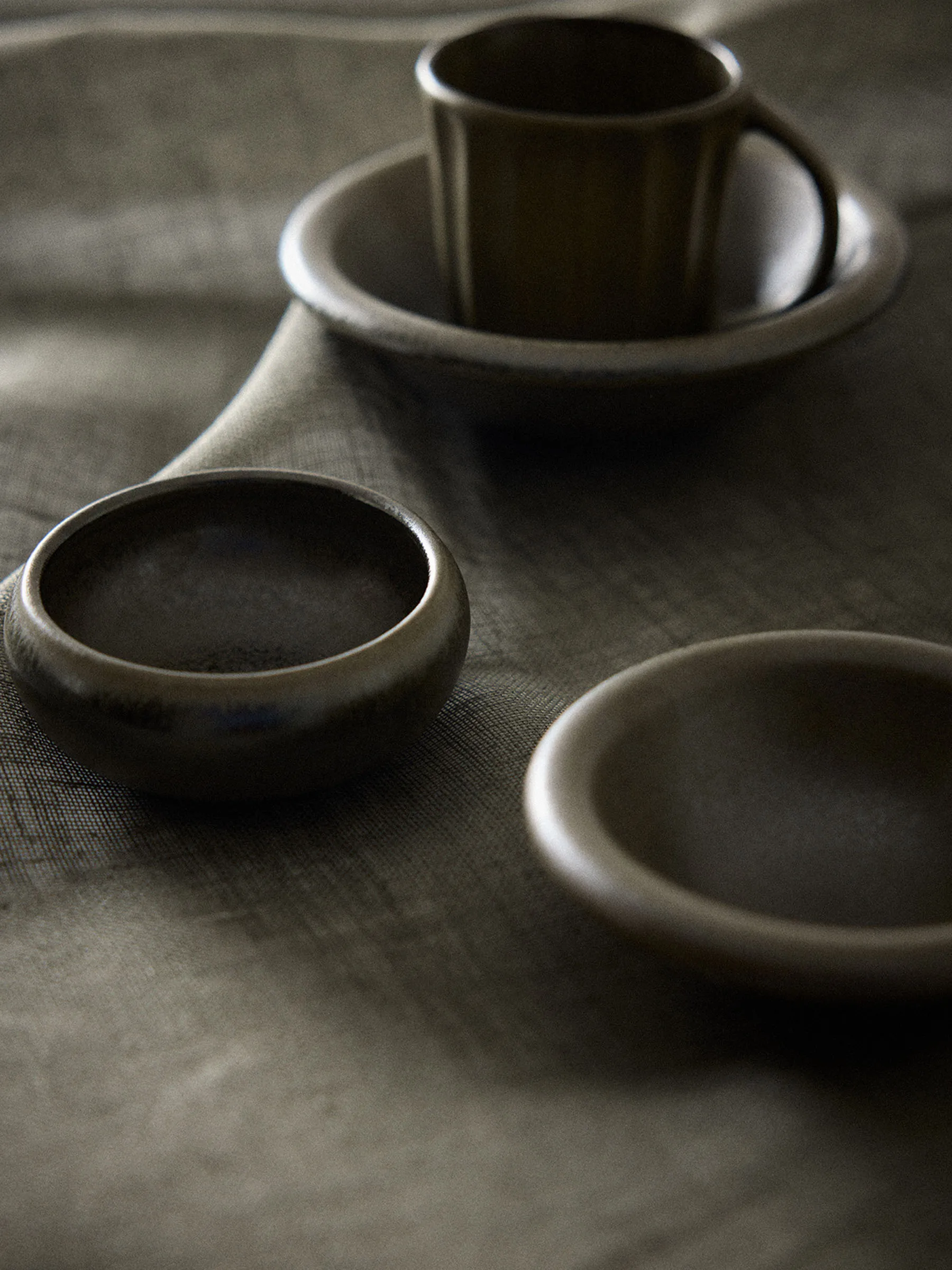 Elba bowl, Green brown, Ø13 cm Tell Me More