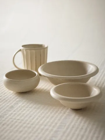 Elba bowl - Sand beige, Ø13 cm - Tell Me More