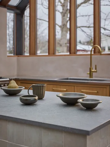 Elba globe bowl - Green brown, Ø11 cm - Tell Me More