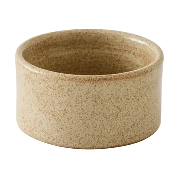 Elio cylinder bowl - Beige speckled, Ø8.5x4.5 cm - Tell Me More