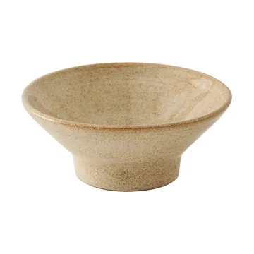 Elio footed bowl - Beige speckled, Ø14.5x6 cm - Tell Me More
