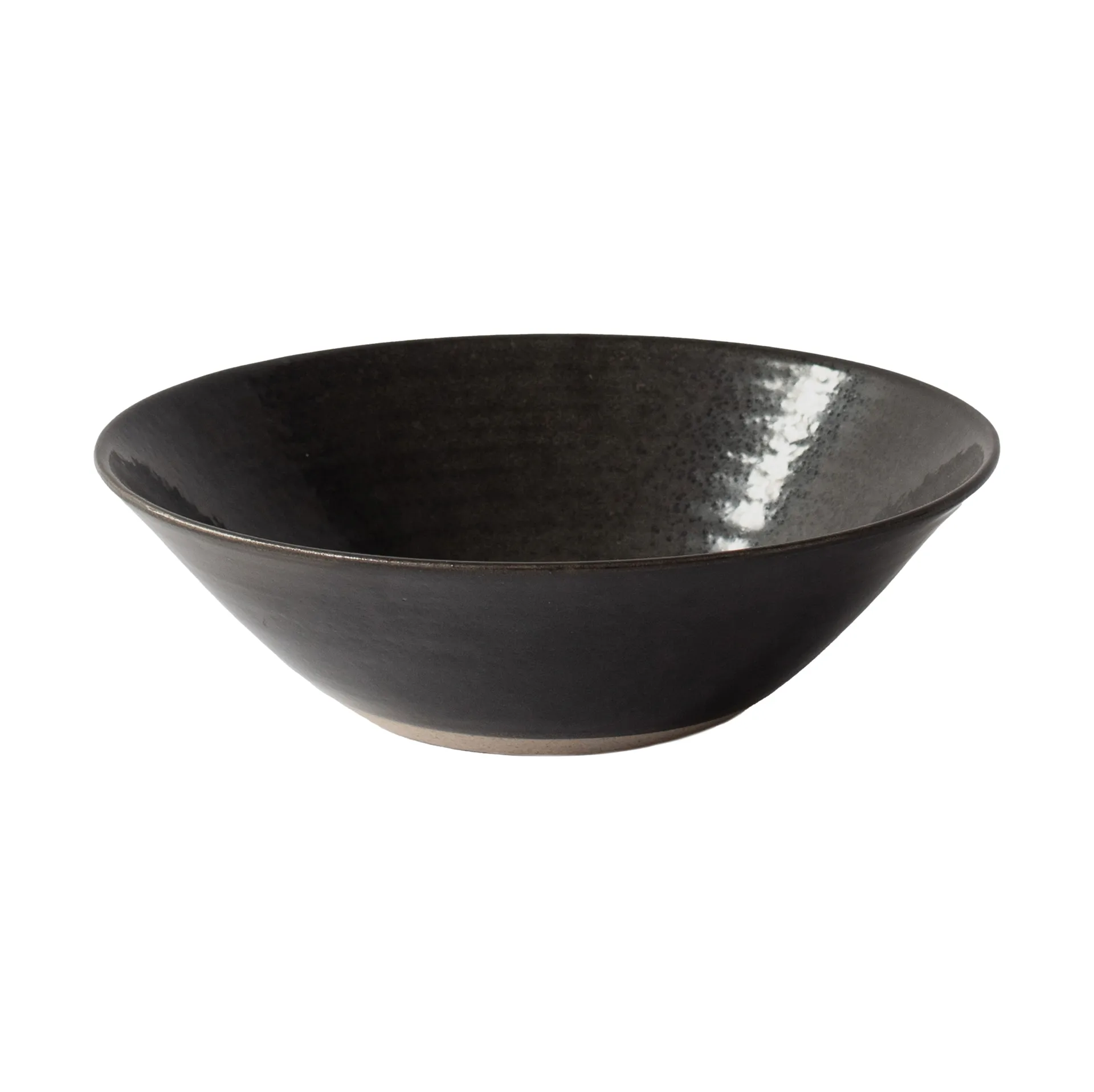 Fenix serving bowl medium Ø23.5 cm, Brown-black Tell Me More