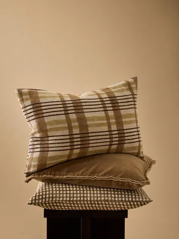 Gabrielle cushion cover - Brown, 50x50 cm - Tell Me More