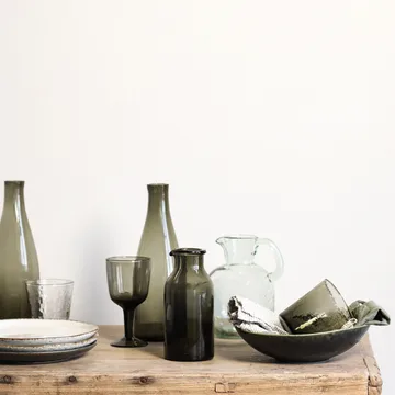 Galette wine glass low 25 cl - smoke (grey) - Tell Me More