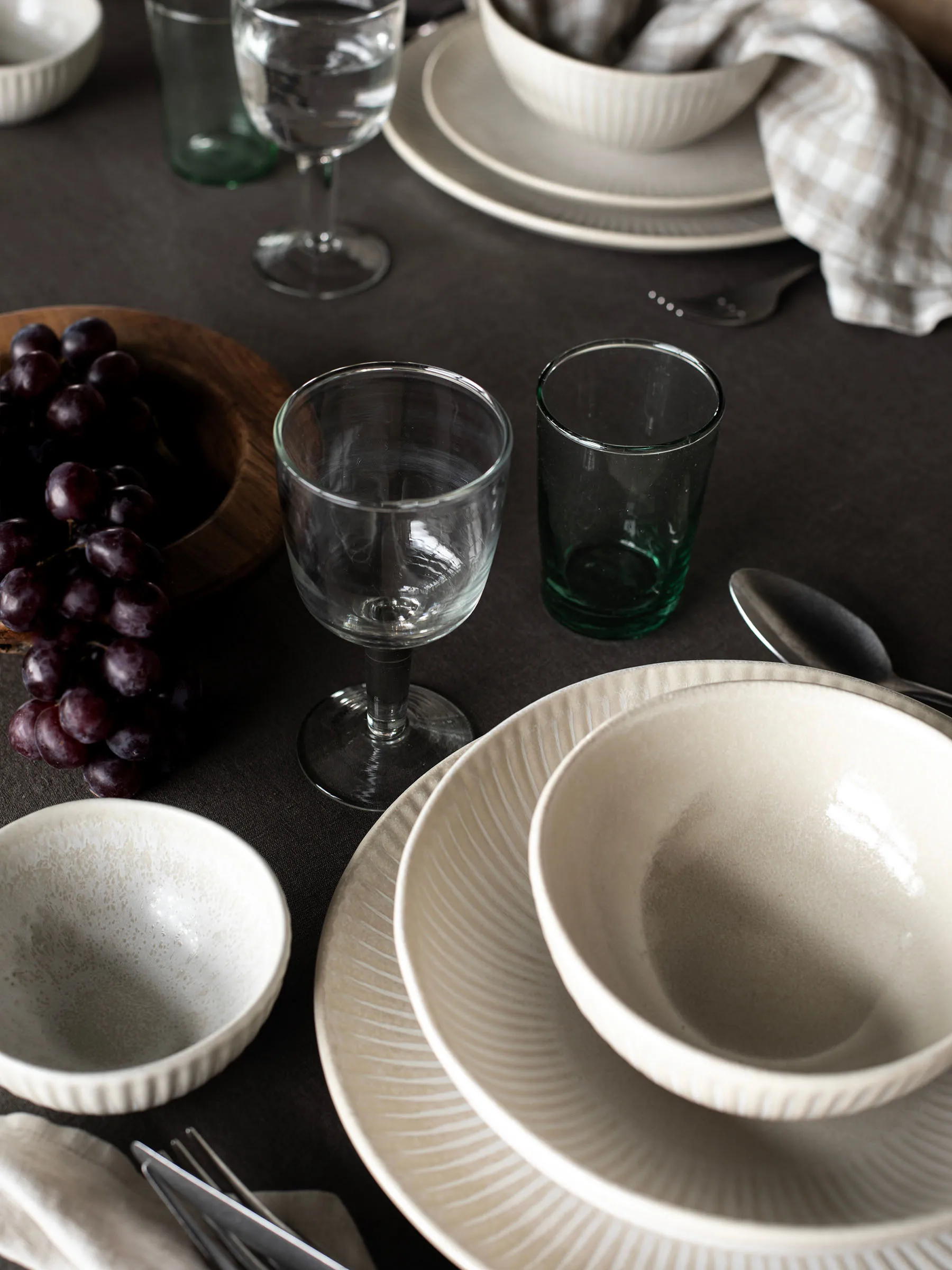 Granada bowl small Ø15.5 cm, Cream white-beige Tell Me More