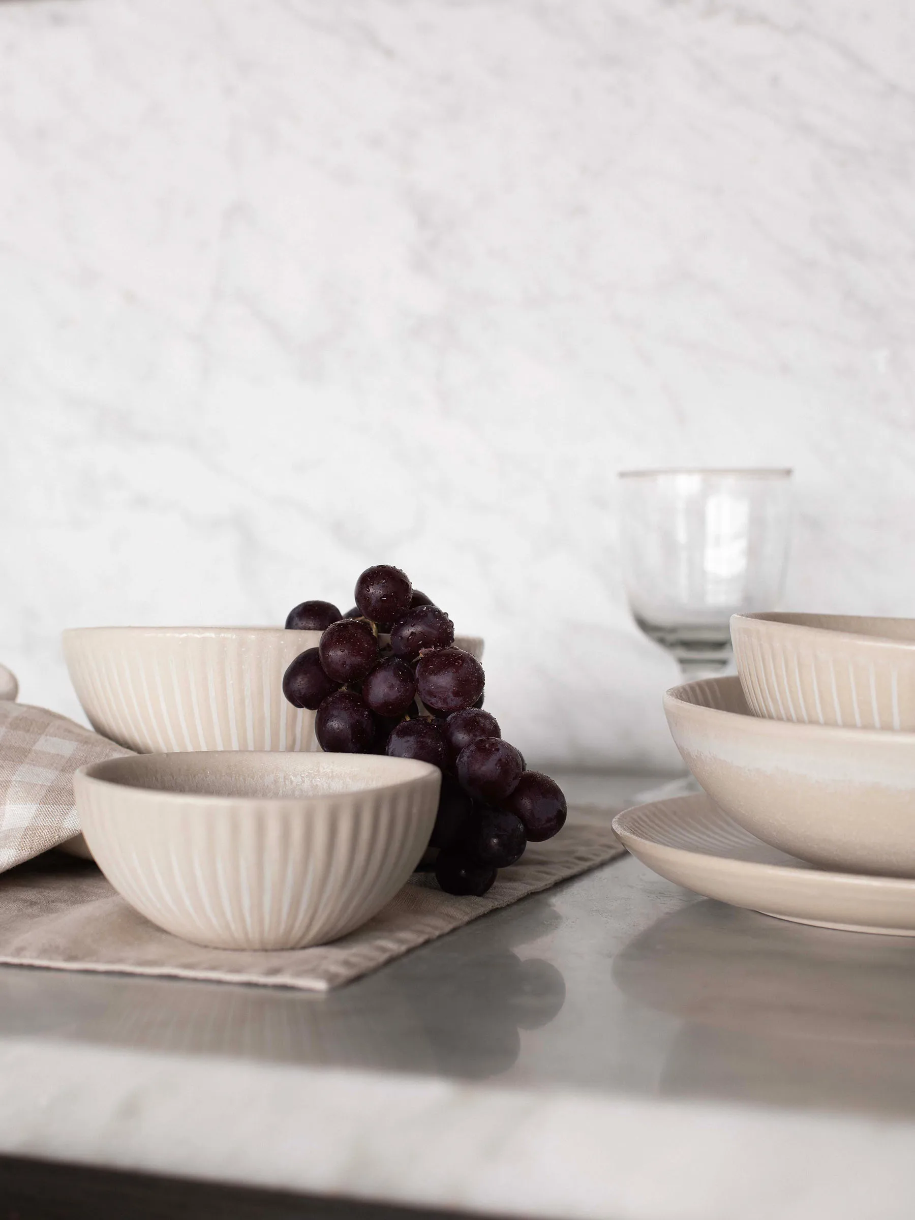 Granada bowl small Ø15.5 cm, Cream white-beige Tell Me More