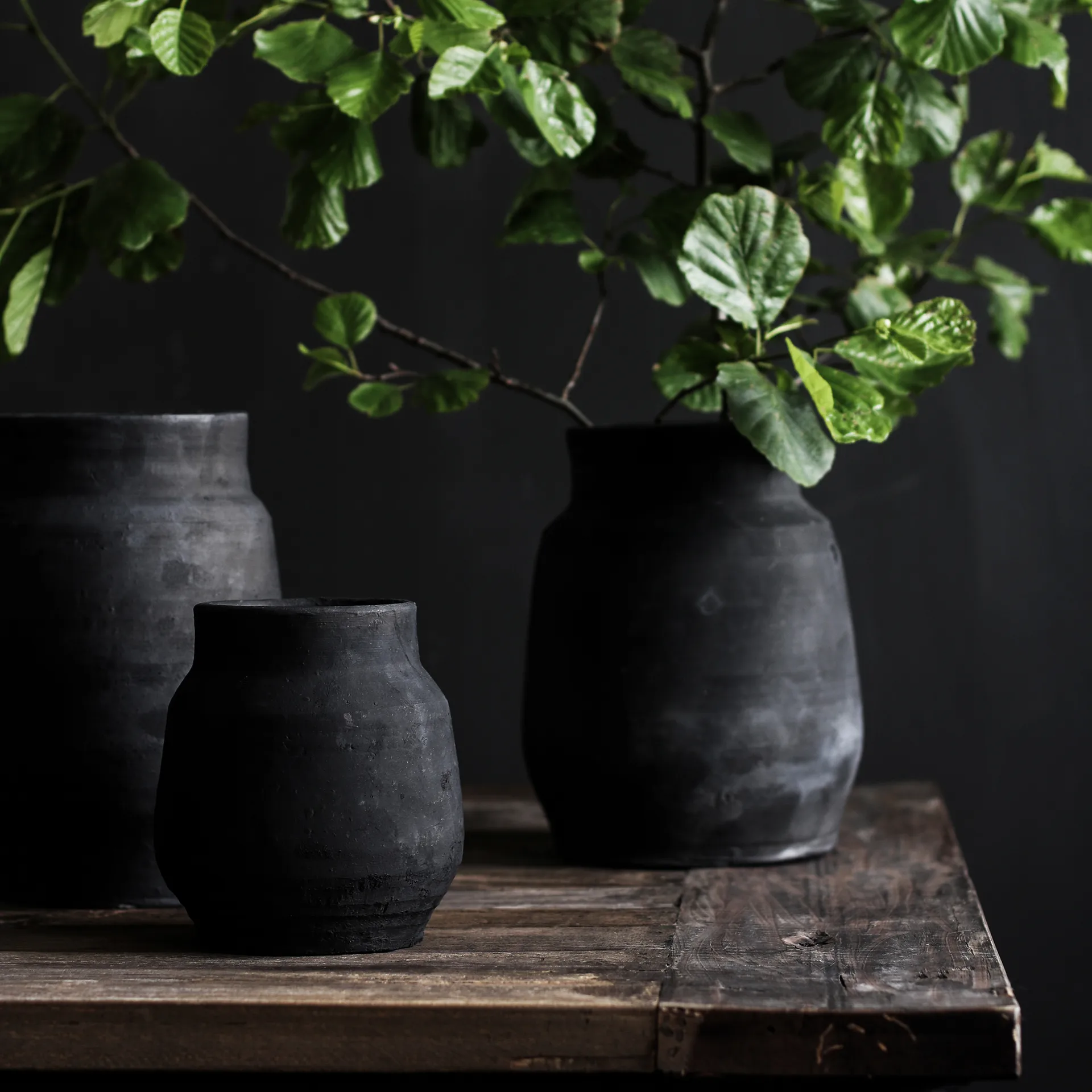 Hero flower pot L Ø15 cm, Black Tell Me More