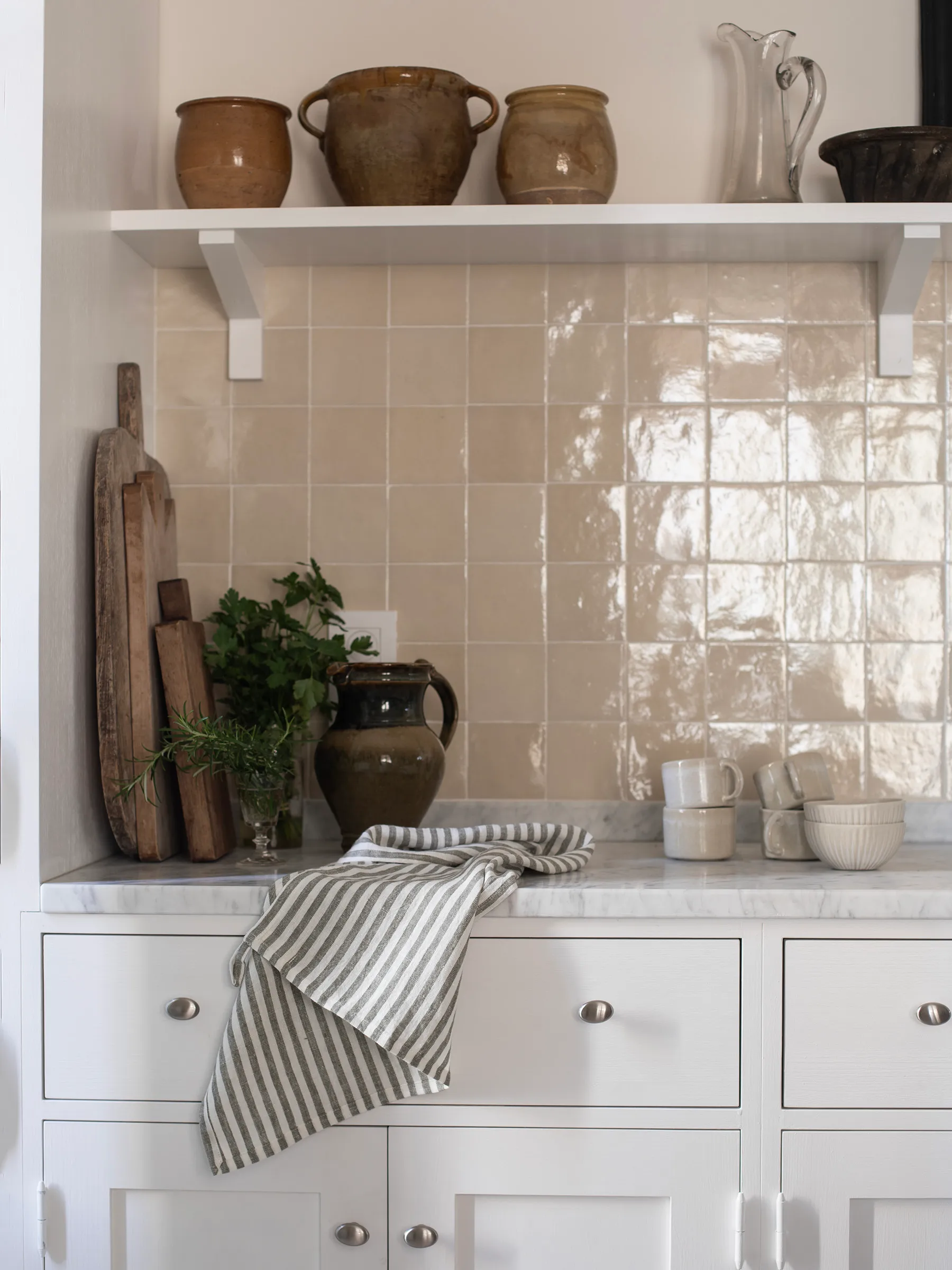 Leon kitchen towel 50x70 cm, Seagrass Tell Me More