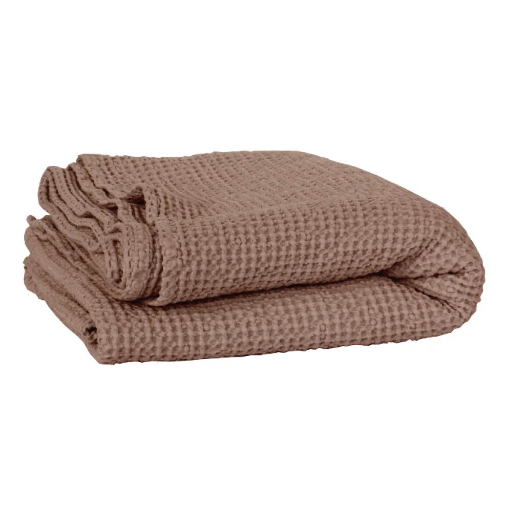 Miro blanket 180x260 cm, almond (brown) Tell Me More