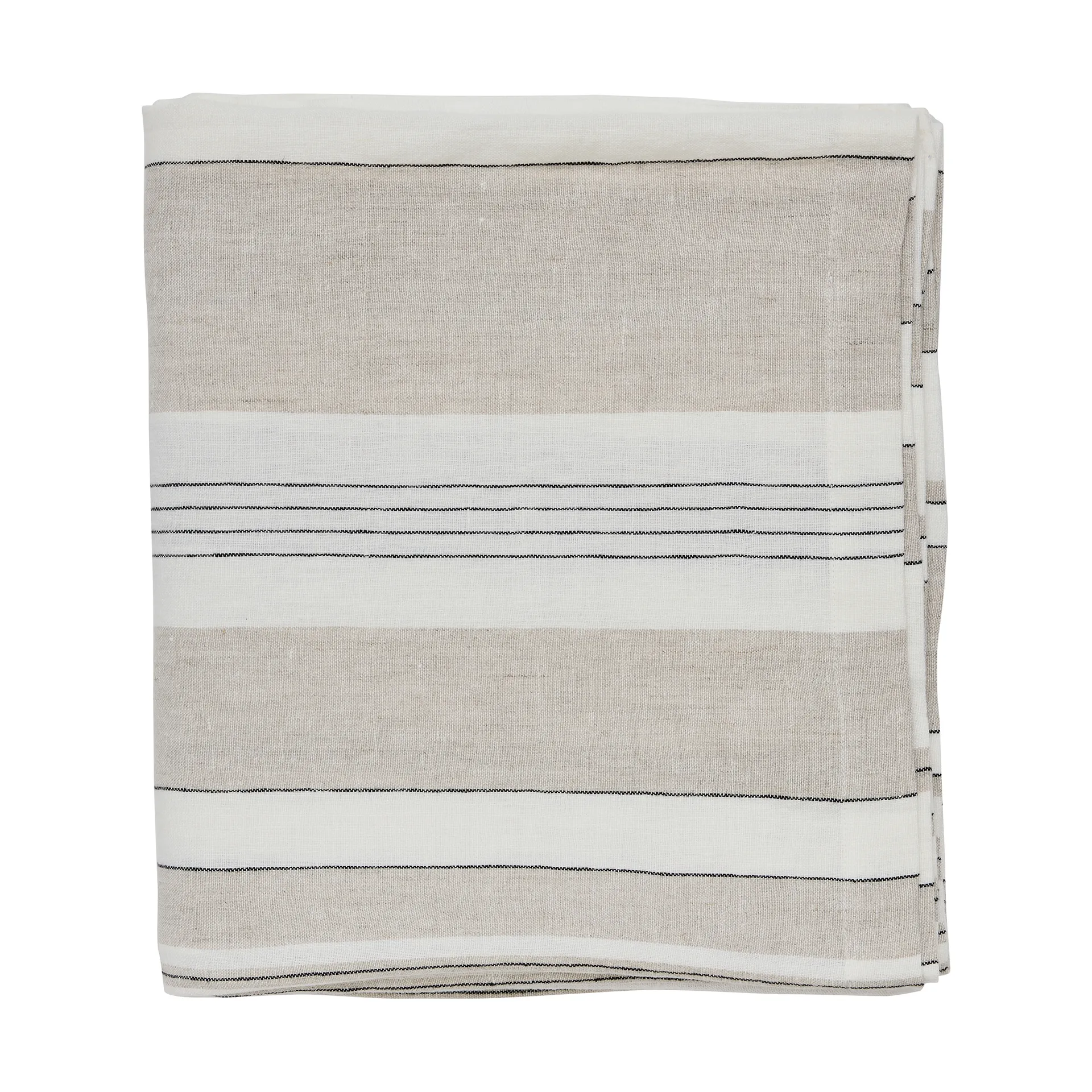 Noah tablecloth, Beige stripe, 145x270 cm Tell Me More