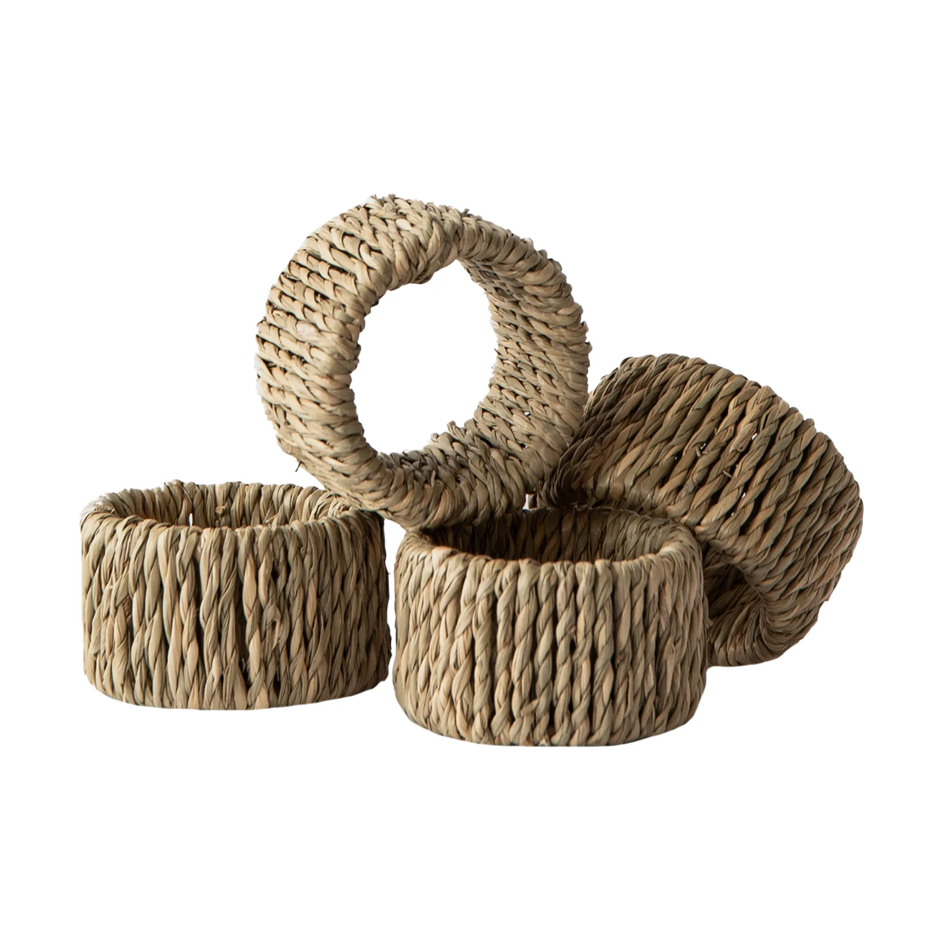 Nori napkin ring 4-pack, Natural Tell Me More