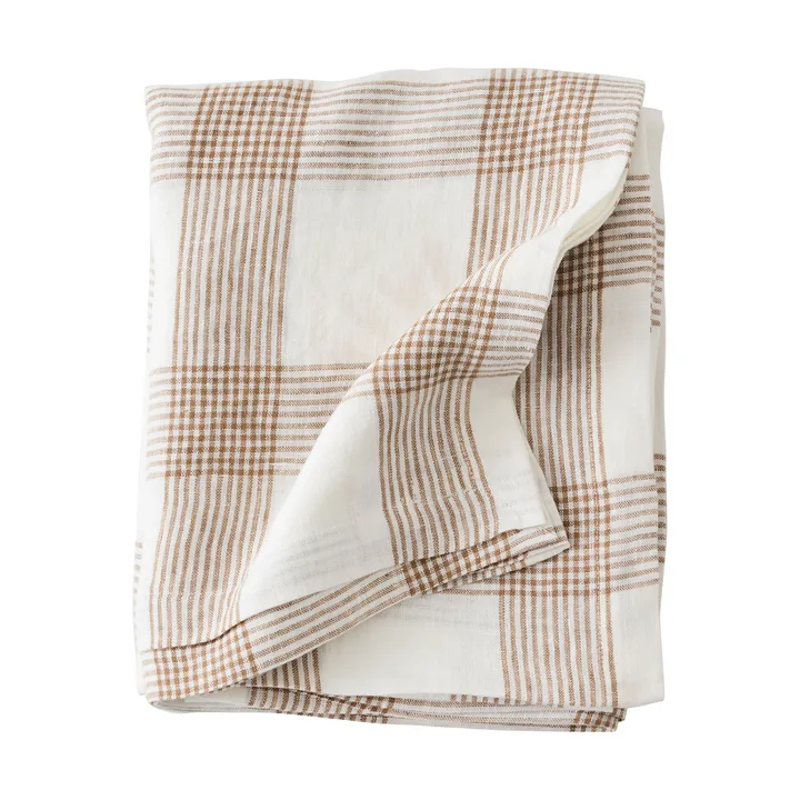 Odette tablecloth - Brown, 145x145 cm - Tell Me More