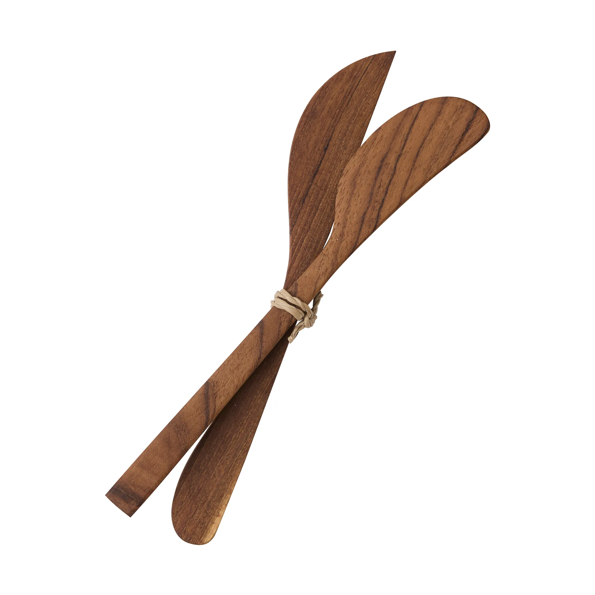 Teak butter knife 2-pack, Brown Tell Me More
