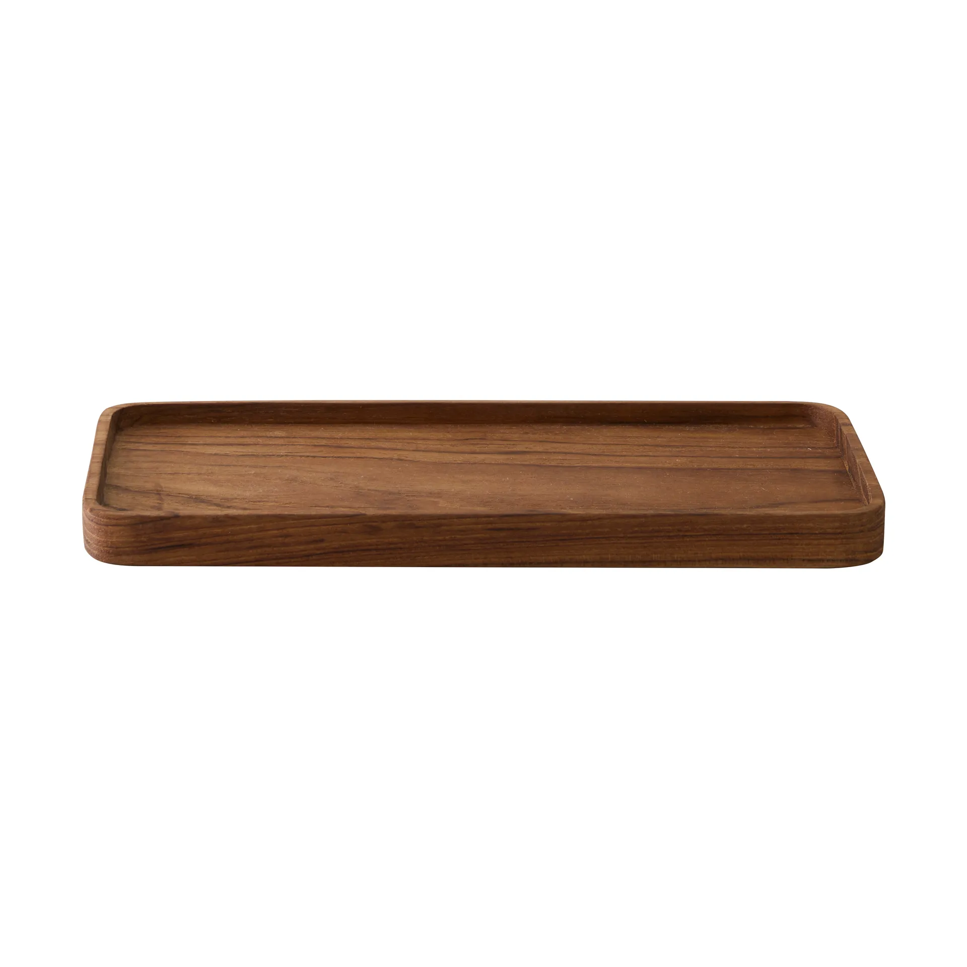 Teak serving tray 12.5x27.5 cm, Brown Tell Me More