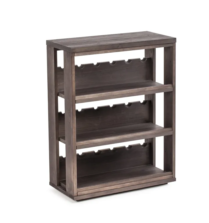 The Swedish Wine Rack Factory Wine Display 18 bottles - Stained oak - The Swedish Wine Rack Factory
