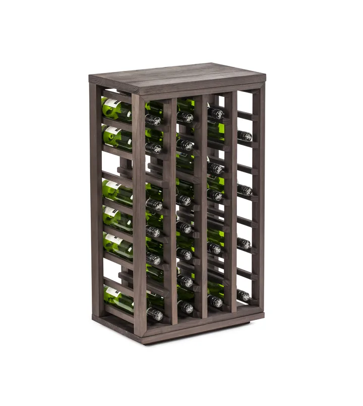 The Swedish Wine Rack Factory wine display 32 bottles - Stained oak - The Swedish Wine Rack Factory