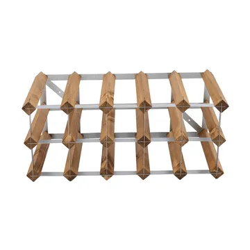 The Swedish Wine Rack Factory wine rack assembled - 12 bottles-light pine - The Swedish Wine Rack Factory