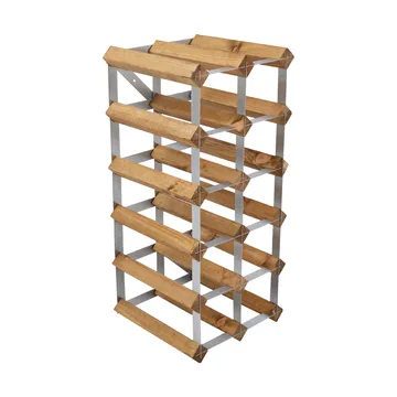 The Swedish Wine Rack Factory wine rack assembled - 12 bottles-light pine - The Swedish Wine Rack Factory