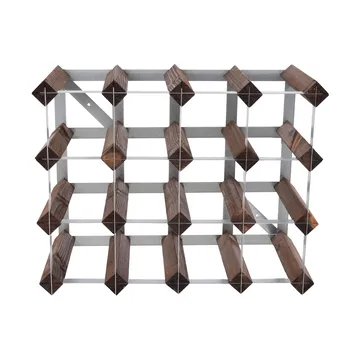 The Swedish Wine Rack Factory wine rack assembled - 16 bottles-dark pine - The Swedish Wine Rack Factory