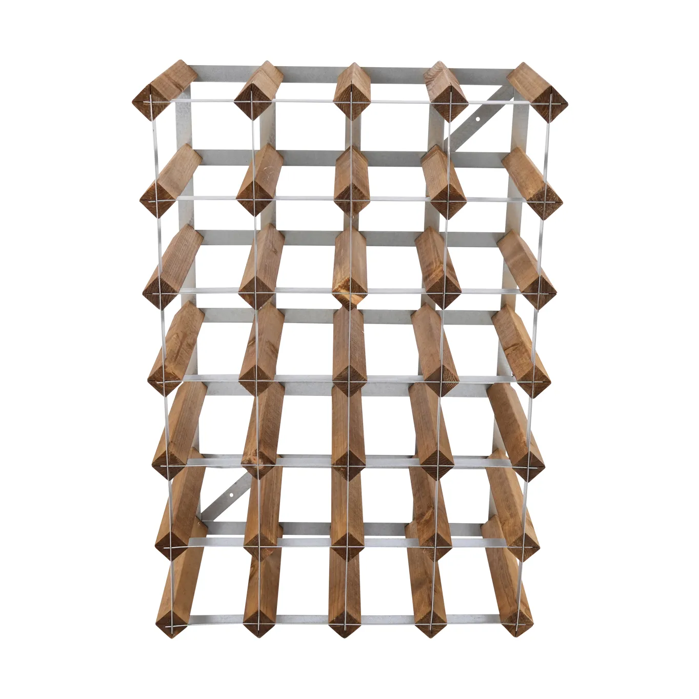 The Swedish Wine Rack Factory wine rack assembled, 30 bottles–light pine The Swedish Wine Rack Factory