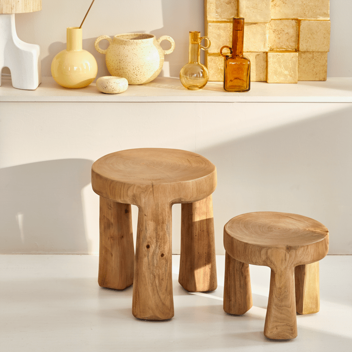 Donna stool Ø27x25 cm, Natural URBAN NATURE CULTURE