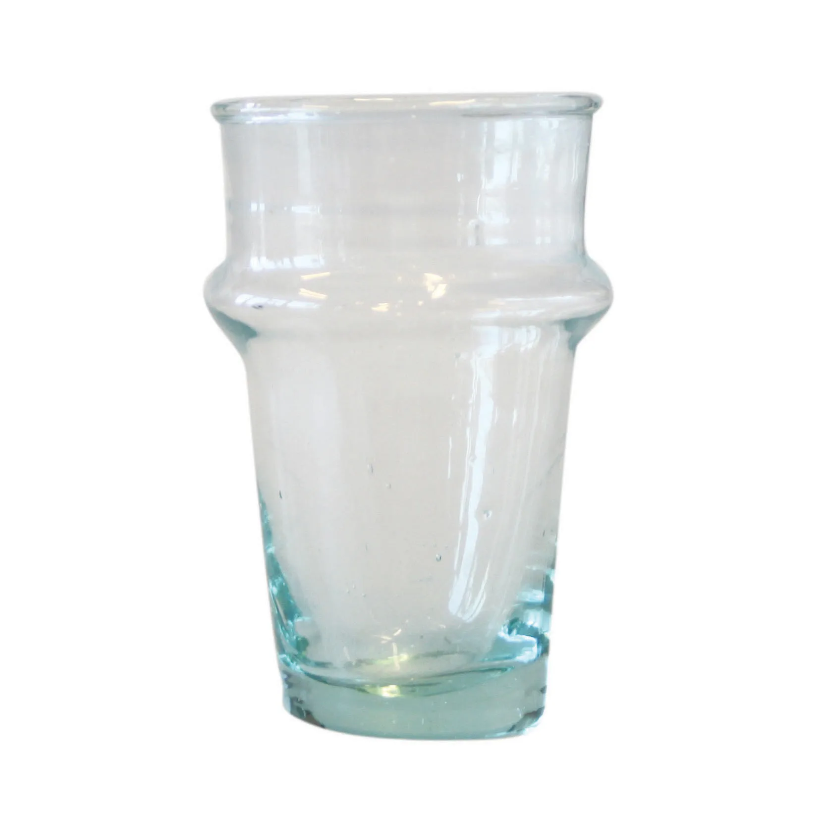 Drinking glass recycled large, Clear-green URBAN NATURE CULTURE