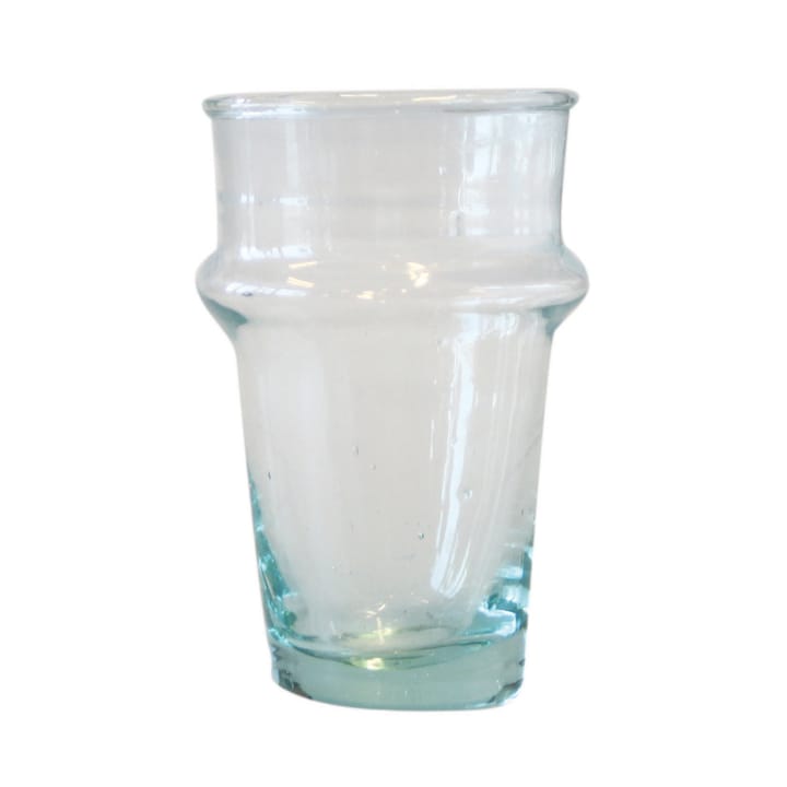 Drinking glass recycled large, Clear-green URBAN NATURE CULTURE