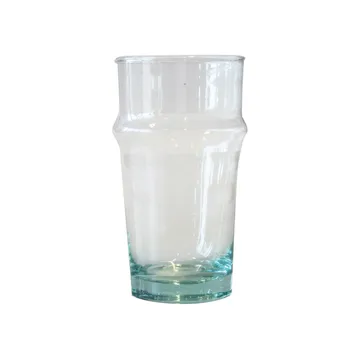 Drinking glass recycled small - Clear-green - URBAN NATURE CULTURE