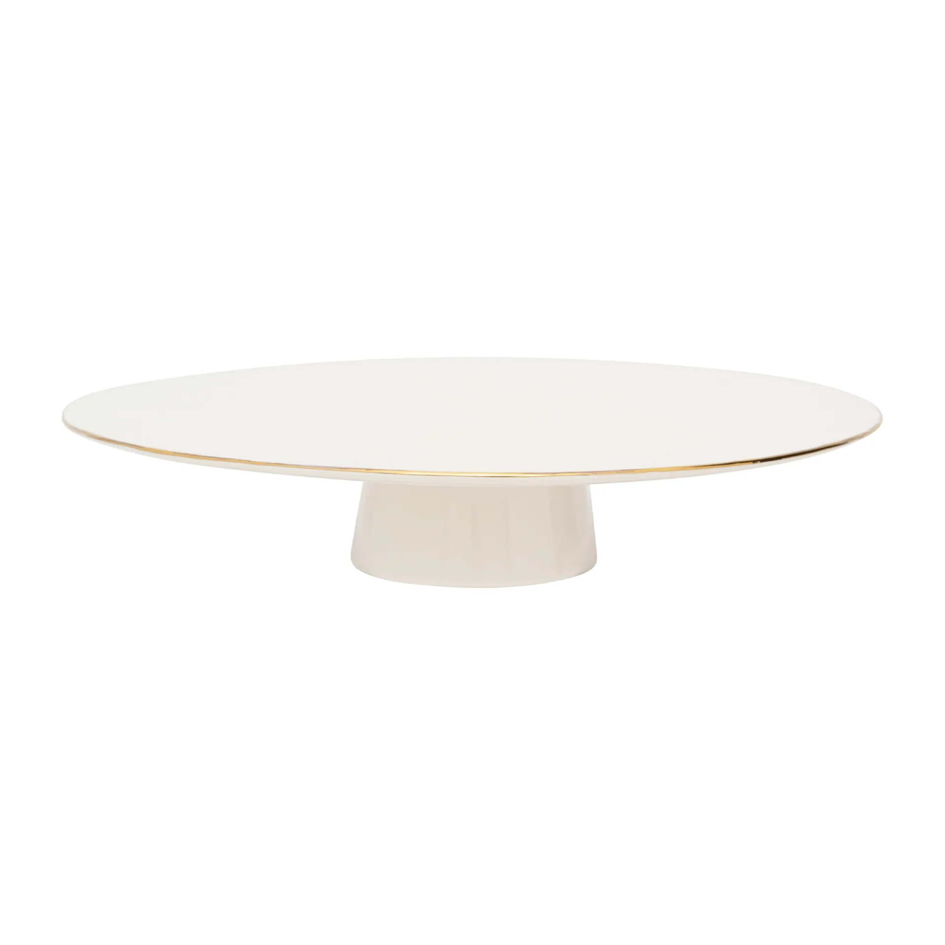 Good Morning cake saucer Ø29 cm, White-gold URBAN NATURE CULTURE
