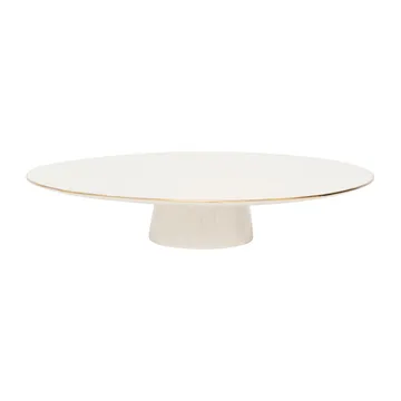 Good Morning cake saucer Ø29 cm - White-gold - URBAN NATURE CULTURE