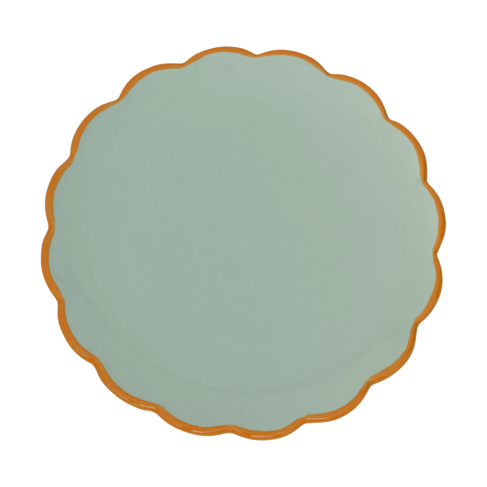 Good Morning sculpted plate, Celadon URBAN NATURE CULTURE