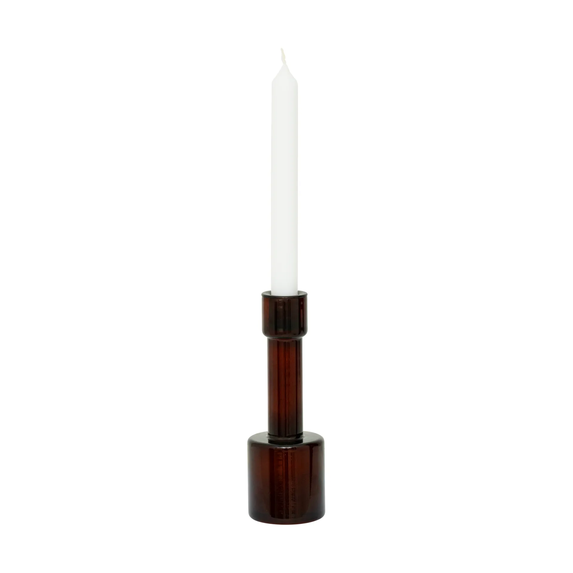 Lyla B candle holder 19 cm, Brown URBAN NATURE CULTURE