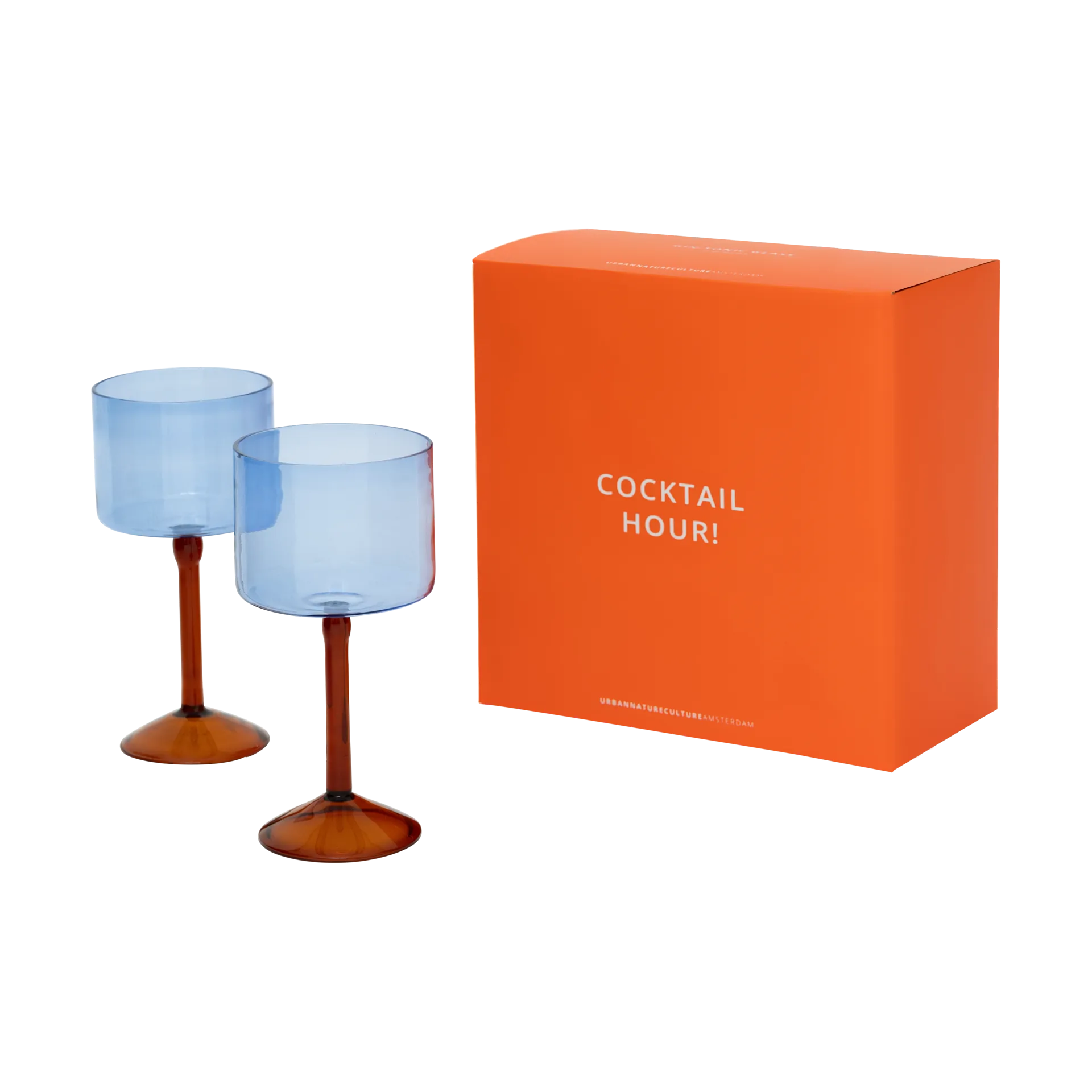Urban Nature Culture gift set gin-tonic glasses 2-pack, Blue URBAN NATURE CULTURE