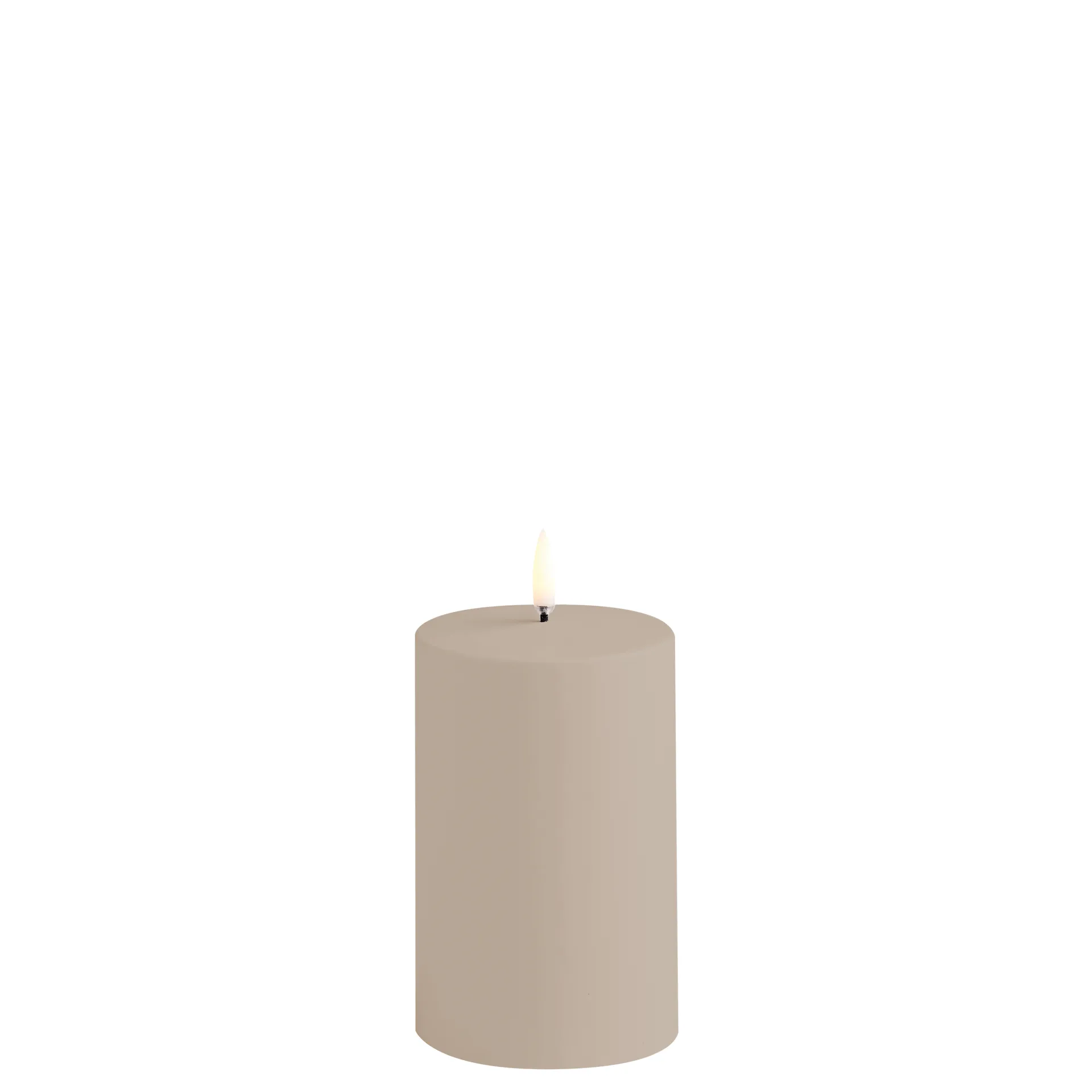 LED Pillar candle outdoor 7.8x12.7 cm, Sandstone Uyuni Lighting