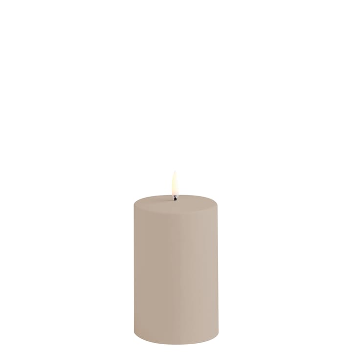 LED Pillar candle outdoor 7.8x12.7 cm - Sandstone - Uyuni Lighting