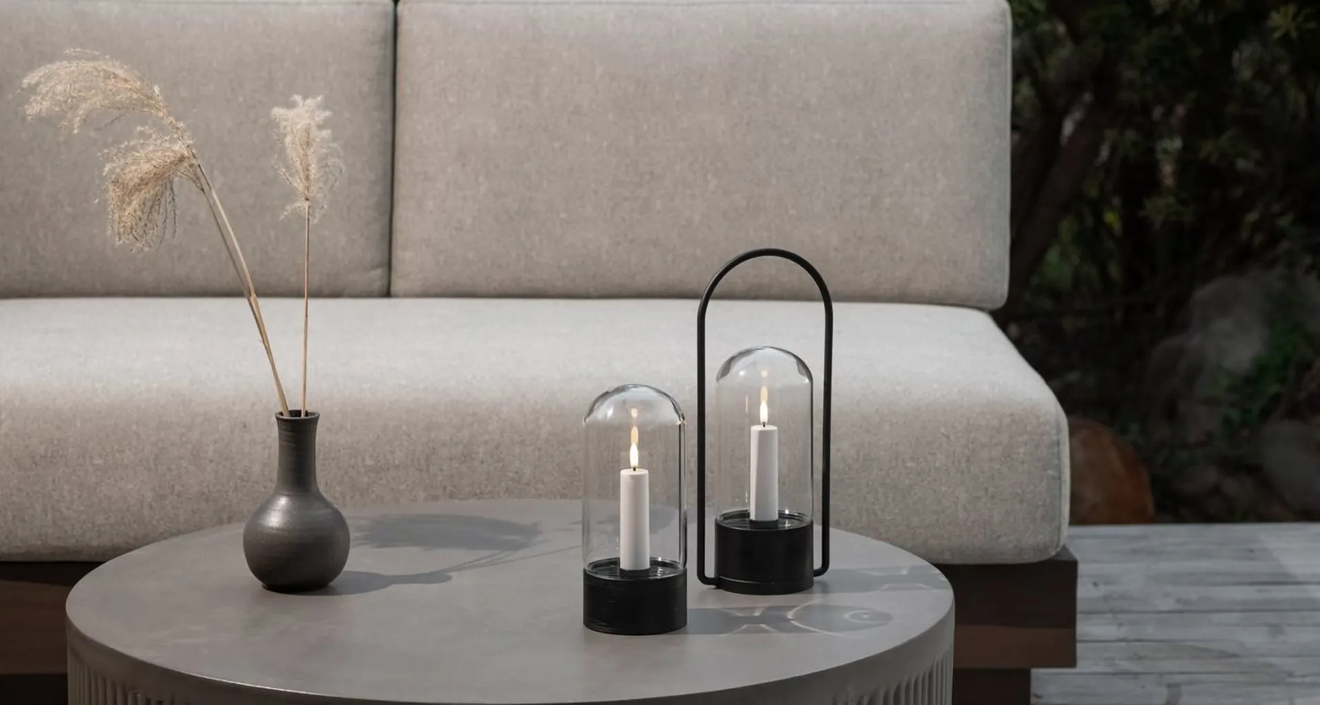 Outdoor holder for lantern 34 cm, Black Uyuni Lighting