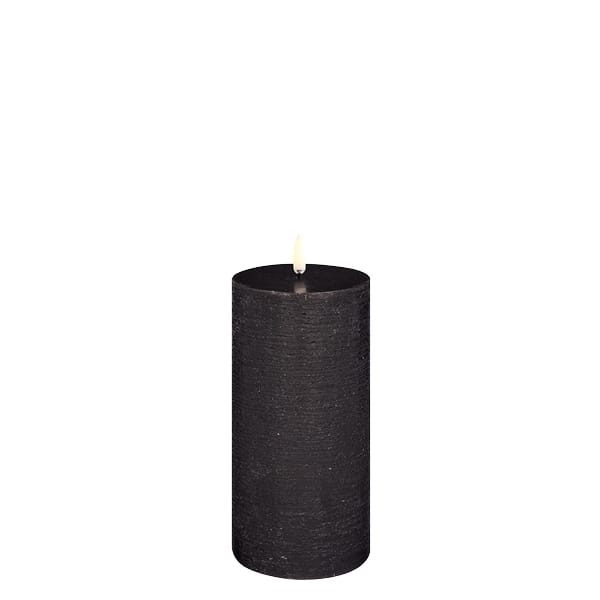 Pillar LED candle 7.8 x 15 cm - Black - Uyuni Lighting