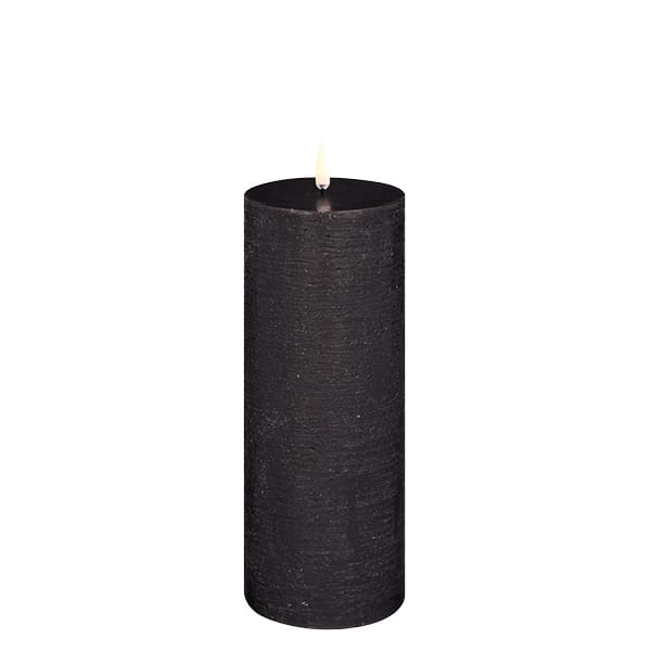 Pillar LED candle 7.8 x 20 cm - Black - Uyuni Lighting