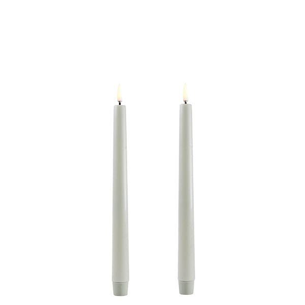 Uyuni Lighting Taper LED candles 2-pack 2.3 x 25 cm Green