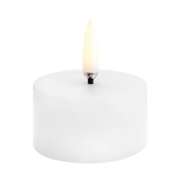Uyuni LED Block candle white Ø5 cm, 2.8 cm Uyuni Lighting