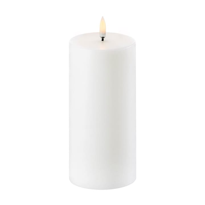 Uyuni LED Block candle white Ø7.8 cm, 15.2 cm Uyuni Lighting